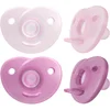 Image de Philips Avent Soothie Hart - 0-6 Maanden - 2 Stuks - Plant-based - Roze - SCF099/22