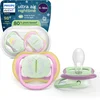 Image de Philips Avent Ultra Air Night   Glow-in-the-dark fopspeen  (6-18 mnd) Extra luchtopeningen   2 stuks - SCF376/29