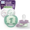Image de Philips Avent Ultra Soft Nighttime - 6 tot 18 maanden - Glow-in-the-dark fopspeen - SCF094/04