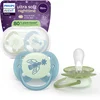 Image de Philips Avent Ultra Soft Nighttime   18+ maanden - Glow-in-the-dark fopspeen - SCF094/05