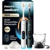 Image de Philips Sonicare Next-Generation DiamondClean 9000 Duo Pack Elektrische Tandenborstels   met Volledige Poetsbegeleiding, Smart Pressure Feedback en 21 Poetsinstellingen, Silver White & Midnight Green, HX9216/89