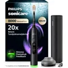 Image de Philips Sonicare Next-Generation DiamondClean 8000 Elektrische Tandenborstel - Slimme Poetsdruksensor, Persoonlijke Coaching, Wittere Tanden & Gezonder Tandvlees - Zwart - HX8311/12