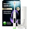 Image de Philips Sonicare Next-Generation DiamondClean 8500 Elektrische Tandenborstel - Slimme Poetsdruksensor, 18 Poetsinstellingen, Oplaadreisetui & Oplaadglas - Wit - HX8513/11
