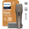 Image de Philips Hair Clipper 5000 Series Tondeuse   Gelijkmatig en Nauwkeurig Knippen - 10 Lengte-instellingen - Zelfslijpende Mesjes - PowerAdapt Sensor - Trim & Flow Kam - Tot 90 Min. Draadloos Gebruik   HC5722/1