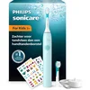 Image de Philips Sonicare For Kids Elektrische Tandenborstel   Voor Kinderen vanaf 3 Jaar, Sonische Technologie, 2 Poetsstanden, 2 Mini Opzetborstels, 2-Minuten Timer & Stickers voor Extra Poetsplezier, HX6500/23