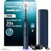 Image de Philips Sonicare 7500 Series Elektrische Tandenborstel - Gezonder Tandvlees, Poetsdruksensor, 12 Poetsinstellingen, Sonicare App & Oplaadreisetui - Donkerblauw (Navy Blue) - HX7423/10