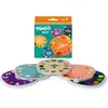 Image de TIMIO Disk Set # 1: 5 Audio-Discs voor de TIMIO Player | Leer Kleuren, Wilde Dieren, Muziekinstrumenten, 96 Kinderliedjes Vol. 1, Lichnaamsdelen | Alles in 8 Talen | Leerspeelgoed van 2 - 6 Jaar
