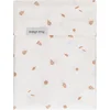 Image de Baby's Only Wieglaken Maple - Beige/Wit - Met Bladeren motief - 80x100 cm - 100% katoen