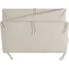 Image de Baby's Only Gebreide bedbumper Grace - Bedomrander - Bedomranding baby met visgraatpatroon - Boxbumper - Parkomrander uit katoen en acryl - Warm Linen - 180x30 cm