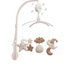 Image de Baby's Only Muziekmobiel baby Heaven - Boxmobiel - Clay/Warm Linen - Gebreide figuurtjes - Muziek speelgoed - Melodie 'It's a small world'