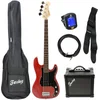 Image de Basgitaar starterset Fazley Outlaw Series Peacemaker Basic Red