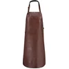 Image de Buffellederen Schort Full Grain | Chocolade | Premium kwaliteit in diepbruin | Professioneel keukenschort | Onmisbare accessoire voor elke chef