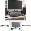 Image de vidaXL - Monitorstandaard - 55x23x14 - cm - bewerkt - hout - grijs - sonoma - eiken