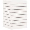 Image de vidaXL - Wasmand - 44x44x66 - cm - massief - grenenhout - wit