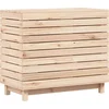 Image de vidaXL - Wasmand - 88,5x44x76 - cm - massief - grenenhout
