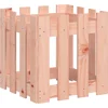 Image de vidaXL - Plantenbak - met - hekontwerp - 40x40x40 - cm - massief - douglashout