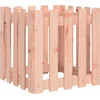 Image de vidaXL - Plantenbak - met - hekontwerp - 50x50x50 - cm - massief - douglashout
