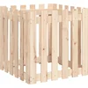 Image de vidaXL - Plantenbak - met - hekontwerp - 60x60x60 - cm - massief - grenenhout