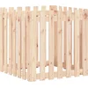 Image de vidaXL - Plantenbak - met - hekontwerp - 70x70x70 - cm - massief - grenenhout