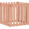 Image de vidaXL - Plantenbak - met - hekontwerp - 70x70x70 - cm - massief - douglashout