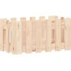 Image de vidaXL - Plantenbak - met - hekontwerp - 60x30x30 - cm - massief - grenenhout