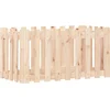 Image de vidaXL - Plantenbak - verhoogd - met - hekontwerp - 100x50x50 - cm - grenenhout