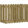Image de vidaXL - Plantenbak - verhoogd - hekontwerp - 100x50x70 - cm - geïmpregneerd - hout