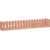 Image de vidaXL - Plantenbak - verhoogd - hekontwerp - 200x30x30 - cm - massief - douglashout