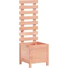 Image de vidaXL - Plantenbak - met - rek - 39x39,5x114 - cm - massief - douglashout