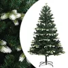 Image de vidaXL - Kunstkerstboom - met - scharnieren - en - sneeuw - 180 - cm