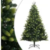 Image de vidaXL - Kunstkerstboom - met - scharnieren - en - standaard - 120 - cm