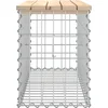 Image de vidaXL - Tuinbank - schanskorfontwerp - 83x31,5x42 - cm - massief - grenenhout