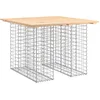 Image de vidaXL - Tuinbank - schanskorfontwerp - 100x102x72 - cm - massief - grenenhout