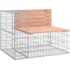 Image de vidaXL - Tuinbank - schanskorfontwerp - 92x71x65,5 - cm - massief - douglashout