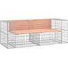 Image de vidaXL - Tuinbank - schanskorfontwerp - 184x71x65,5 - cm - massief - douglashout