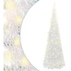 Image de vidaXL - Kunstkerstboom - pop-up - 200 - LED's - 210 - cm - wit