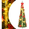 Image de vidaXL - Kunstkerstboom - pop-up - 100 - LED's - 150 - cm - groen