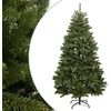 Image de vidaXL - Kunstkerstboom - met - scharnieren - en - standaard - 240 - cm - groen