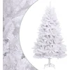Image de vidaXL - Kunstkerstboom - met - scharnieren - met - standaard - 300 - cm - wit