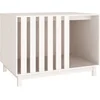 Image de vidaXL - Hondenhok - 100x70x72 - cm - massief - grenenhout - wit