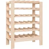 Image de vidaXL - Wijnrek - 61,5x30x82 - cm - massief - grenenhout