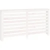 Image de vidaXL Radiatorombouw 153x19x84 cm massief grenenhout wit