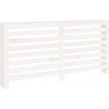 Image de vidaXL Radiatorombouw 169x19x84 cm massief grenenhout wit