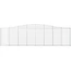 Image de vidaXL - Schanskorven - 2 - st - gewelfd - 400x30x100/120 - cm - ijzer