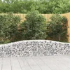 Image de vidaXL - Schanskorven - 20 - st - gewelfd - 400x50x40/60 - cm - gegalvaniseerd - ijzer