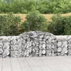 Image de vidaXL - Schanskorven - 2 - st - gewelfd - 300x50x80/100 - cm - gegalvaniseerd - ijzer