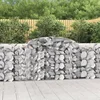 Image de vidaXL - Schanskorven - 8 - st - gewelfd - 300x50x100/120 - cm - ijzer