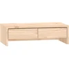 Image de vidaXL - Monitorstandaard - 50x27x15 - cm - massief - grenenhout