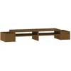 Image de vidaXL - Monitorstandaard - 100x27,5x15 - cm - massief - grenenhout - honingbruin