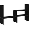 Image de vidaXL - Monitorstandaard - (39-72)x17x43 - cm - massief - grenenhout - zwart